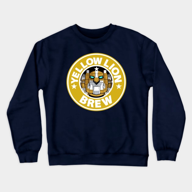 Yellow Lion Brew Crewneck Sweatshirt by Lmann17